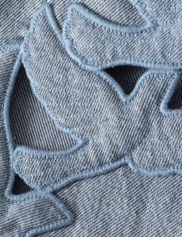 Alchemy Applique Relaxed Flare Sea Foam en ligne Alchemy Applique Relaxed Flare Sea Foam en ligne