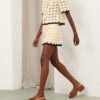 Aster Crochet Shorts Cream/Black Online Aster Crochet Shorts Cream/Black Online