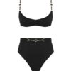 Bikinis Daylight Chain Scoop noir en ligne