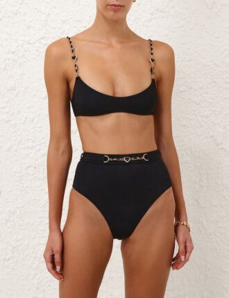 Bikinis Daylight Chain Scoop noir en ligne