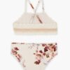 Bikinis en maille Awaken Kids, motif floral multicolore ivoire, en ligne Bikinis en maille Awaken Kids, motif floral multicolore ivoire, en ligne