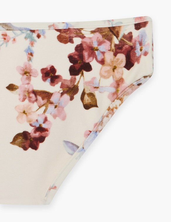 Bikinis en maille Awaken Kids, motif floral multicolore ivoire, en ligne Bikinis en maille Awaken Kids, motif floral multicolore ivoire, en ligne
