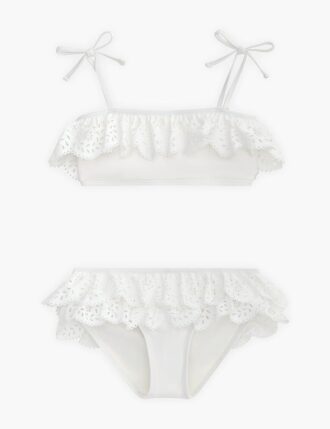 Bikinis Indra Kids Cut out ivoire en ligne