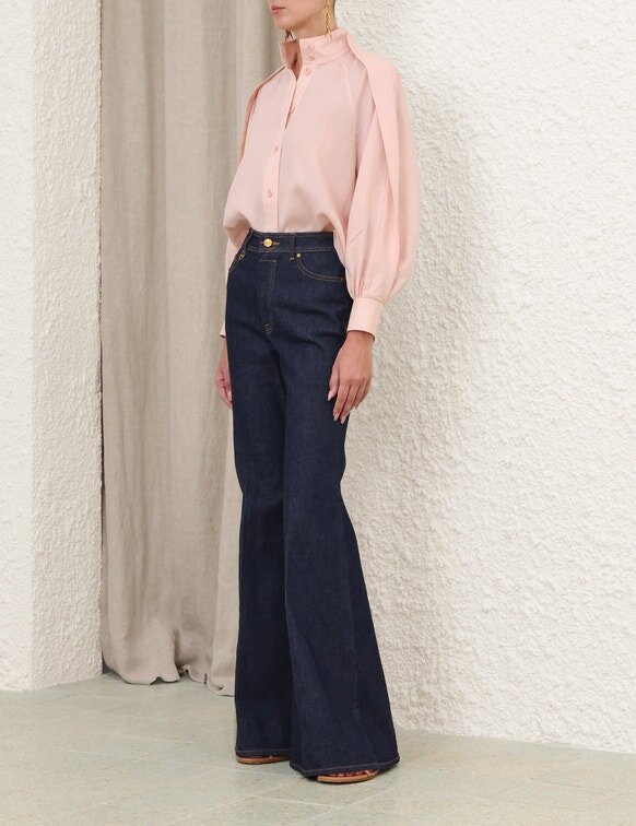 Blouse Billow rose pâle en ligne Blouse Billow rose pâle en ligne