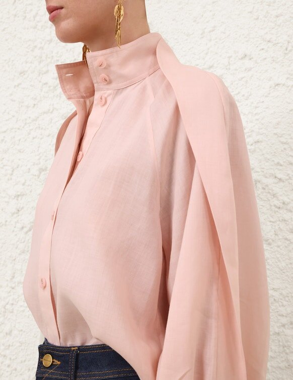 Blouse Billow rose pâle en ligne Blouse Billow rose pâle en ligne