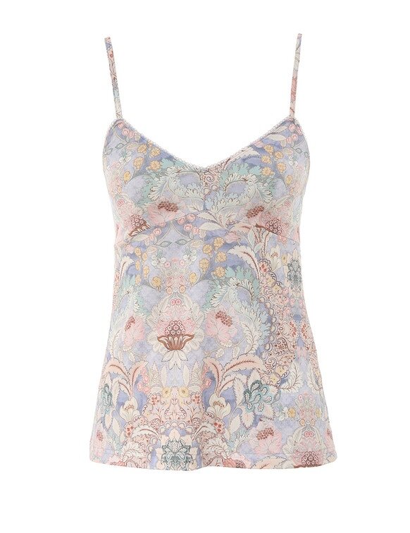 Blouse à cordons Rebellion à motif floral assemblé en ligne Blouse à cordons Rebellion à motif floral assemblé en ligne