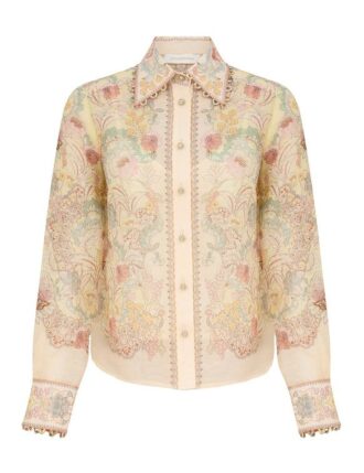 Blouse Rebellion à fleurs citron en ligne