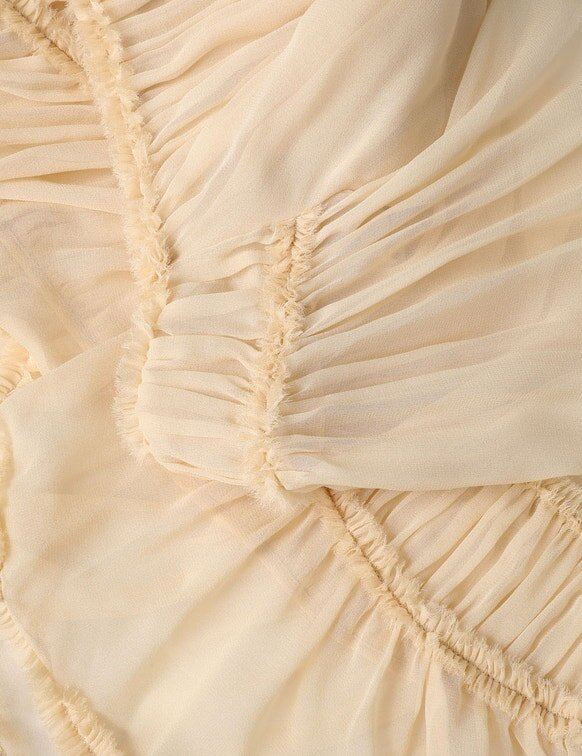 Blouse Rebellion Fray Flutter couleur crème en ligne Blouse Rebellion Fray Flutter couleur crème en ligne