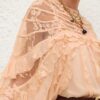 Blouse Rebellion Splice Billow couleur pêche en ligne