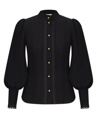 Blouse Trim Utility noire en ligne