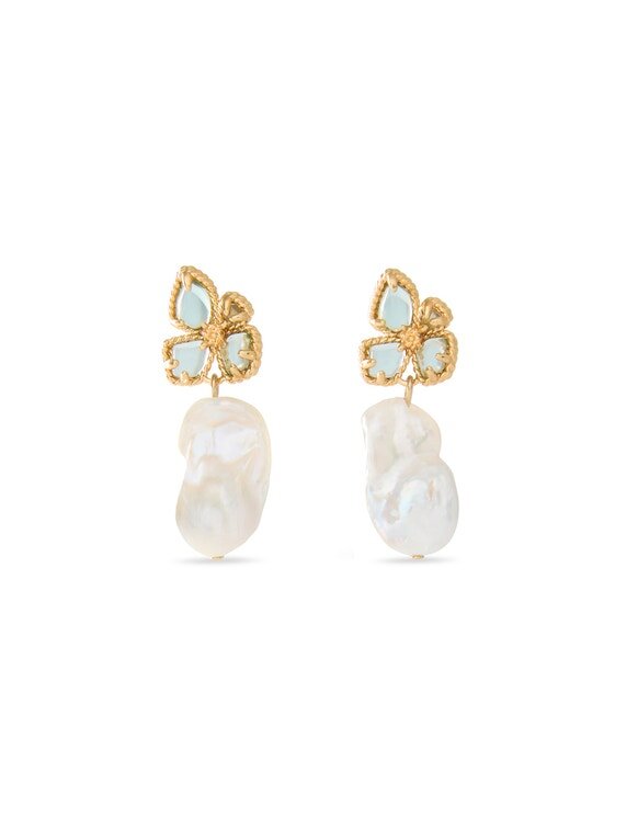 Boucles d’oreilles Bloom Aquamarine en ligne Boucles d’oreilles Bloom Aquamarine en ligne
