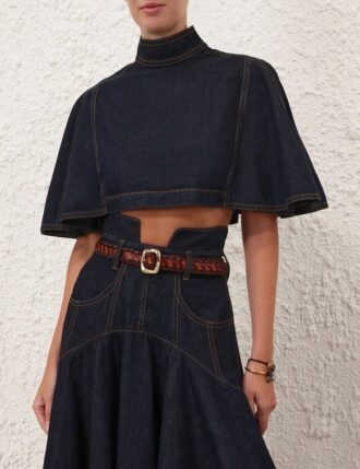Capelet en Denim Luna Night Sky en ligne
