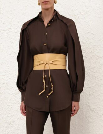 Ceinture enveloppante Foam Pebbles 120 couleur sable en ligne