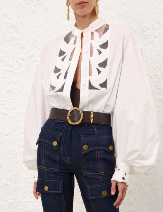 Ceinture Solena 50 en couleur Café en ligne