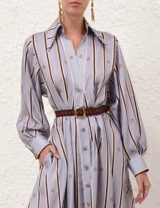 Ceinture tressée Malley 30 en marron en ligne