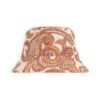 Chapeau pour enfant crème/orange à motif cachemire en ligne Chapeau pour enfant crème/orange à motif cachemire en ligne