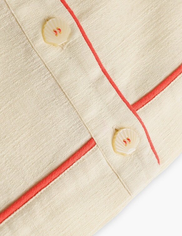 Chemise brodée Aster Kids ivoire en ligne Chemise brodée Aster Kids ivoire en ligne