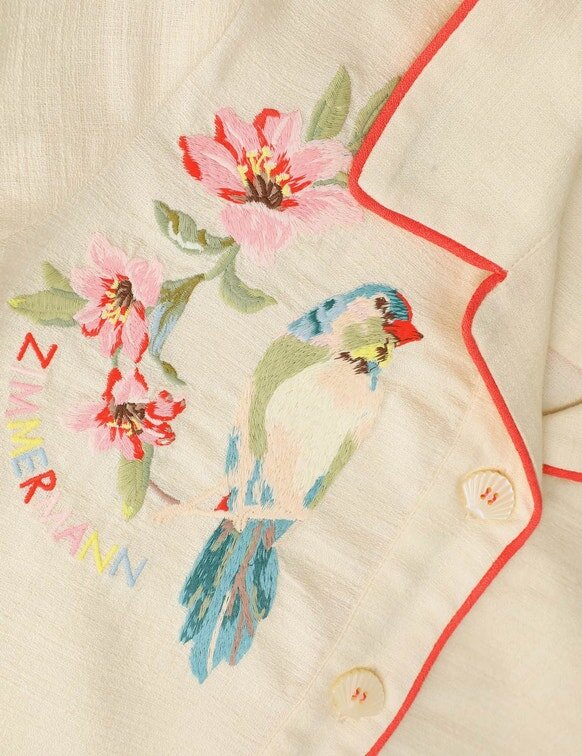 Chemise brodée Aster Kids ivoire en ligne Chemise brodée Aster Kids ivoire en ligne