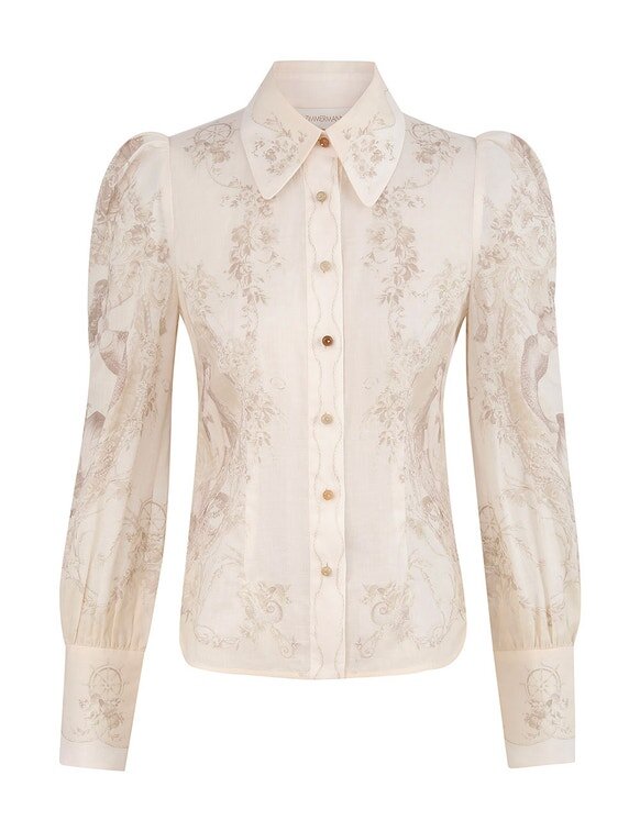 Chemise moulante sirène en toile en ligne Chemise moulante sirène en toile en ligne