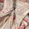 Chemise à nœud papillon Rebellion, motif floral rouille, en ligne Chemise à nœud papillon Rebellion, motif floral rouille, en ligne