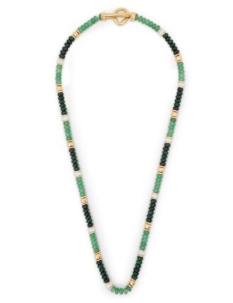 Collier Mellow Stone en or antique/malachite en ligne
