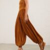 Combinaison en jersey Luna, couleur Whisky, en ligne Combinaison en jersey Luna, couleur Whisky, en ligne