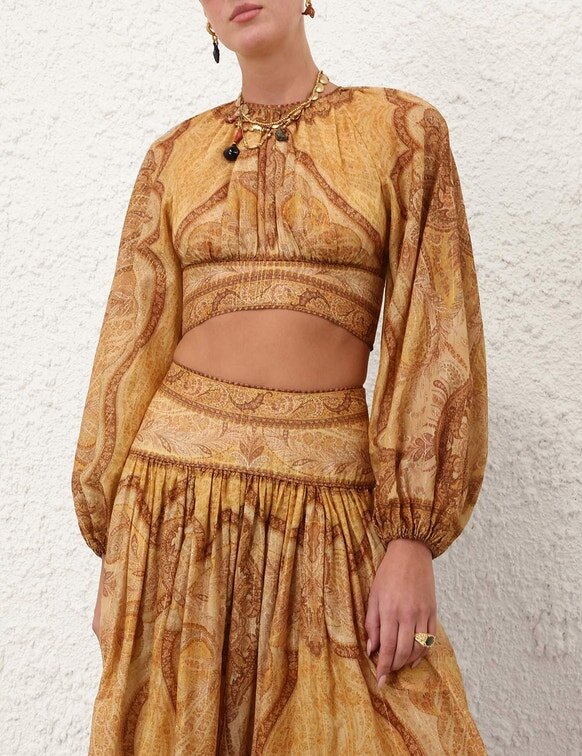 Corsage Wanderlust Tapestry Mustard Multi en ligne Corsage Wanderlust Tapestry Mustard Multi en ligne