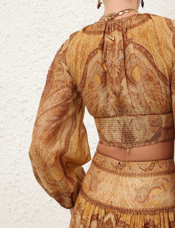 Corsage Wanderlust Tapestry Mustard Multi en ligne Corsage Wanderlust Tapestry Mustard Multi en ligne