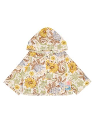 Couverture à capuche pour enfants Daylight, imprimé floral crème, en ligne