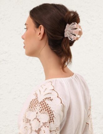 Fermoir Shell Blush/Ivoire en ligne Fermoir Shell Blush/Ivoire en ligne