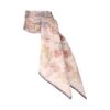 Foulard en soie imprimé 70 cm, motif floral bleu, en ligne Foulard en soie imprimé 70 cm, motif floral bleu, en ligne