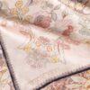 Foulard en soie imprimé 70 cm, motif floral bleu, en ligne Foulard en soie imprimé 70 cm, motif floral bleu, en ligne