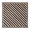 Foulard en soie imprimé 90 cm à rayures noires en ligne Foulard en soie imprimé 90 cm à rayures noires en ligne