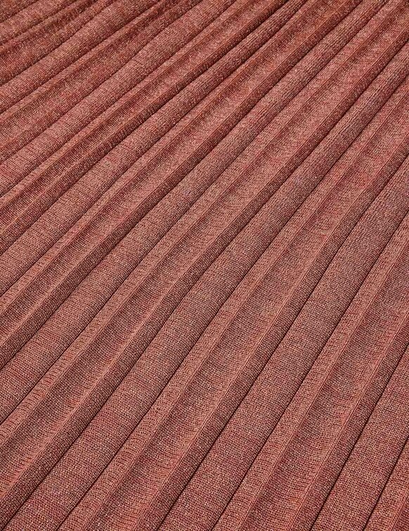 Jupe midi Wanderlust Metallic en rose poudré métallisé en ligne Jupe midi Wanderlust Metallic en rose poudré métallisé en ligne