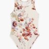 Maillot de bain une pièce Awaken Kids Racer, imprimé floral multicolore ivoire, en ligne Maillot de bain une pièce Awaken Kids Racer, imprimé floral multicolore ivoire, en ligne