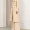 Manteau Luna en laine et soie, couleur crème, en ligne Manteau Luna en laine et soie, couleur crème, en ligne