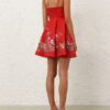 Mini-robe Patience à fleurs rouges en ligne Mini-robe Patience à fleurs rouges en ligne
