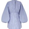 Mini-robe à rayures et cordon de serrage, motif Hydrangea Stripe, en ligne Mini-robe à rayures et cordon de serrage, motif Hydrangea Stripe, en ligne