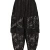 Pantalon bouffant en dentelle Luna noir en ligne Pantalon bouffant en dentelle Luna noir en ligne