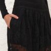 Pantalon bouffant en dentelle Luna noir en ligne Pantalon bouffant en dentelle Luna noir en ligne