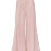 Pantalon à jambes larges à rayures roses en ligne Pantalon à jambes larges à rayures roses en ligne