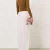 Pantalon Luna en sergé blanc en ligne Pantalon Luna en sergé blanc en ligne