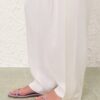 Pantalon Luna en sergé blanc en ligne Pantalon Luna en sergé blanc en ligne
