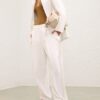 Pantalon Luna en sergé blanc en ligne Pantalon Luna en sergé blanc en ligne
