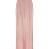 Pantalon plissé en soie Dusty Rose en ligne Pantalon plissé en soie Dusty Rose en ligne
