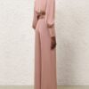 Haut cache-cœur en soie Dusty Rose en ligne Haut cache-cœur en soie Dusty Rose en ligne