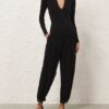 Pantalon sarouel Luna Billow noir en ligne Pantalon sarouel Luna Billow noir en ligne