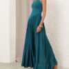 Robe asymétrique en jersey Luna bleu sarcelle en ligne Robe asymétrique en jersey Luna bleu sarcelle en ligne