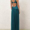 Robe asymétrique en jersey Luna bleu sarcelle en ligne Robe asymétrique en jersey Luna bleu sarcelle en ligne