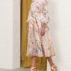 Robe mi-longue Rebellion Button en Cream Aviary en ligne Robe mi-longue Rebellion Button en Cream Aviary en ligne